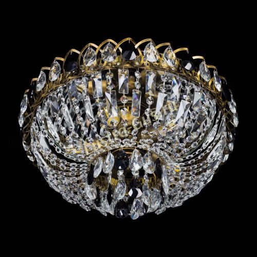 Люстра Астра Бутон №5 черная под бронзу в Ижевске Гусь Хрустальный