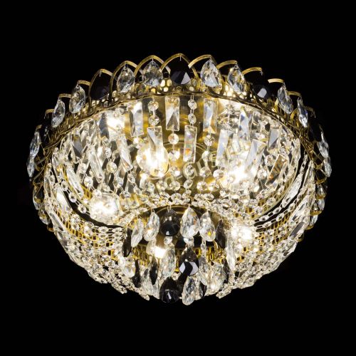 Люстра Астра Бутон №5 черная под бронзу в Ижевске Гусь Хрустальный