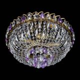 Люстра Астра Бутон №5 фиолетовая под бронзу в Ижевске