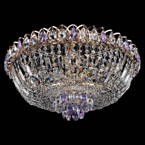 Люстра Астра Бутон №5 фиолетовая в Ижевске Гусь Хрустальный