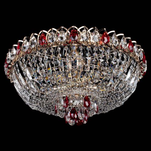 Люстра Астра Бутон №5 красная в Ижевске Гусь Хрустальный