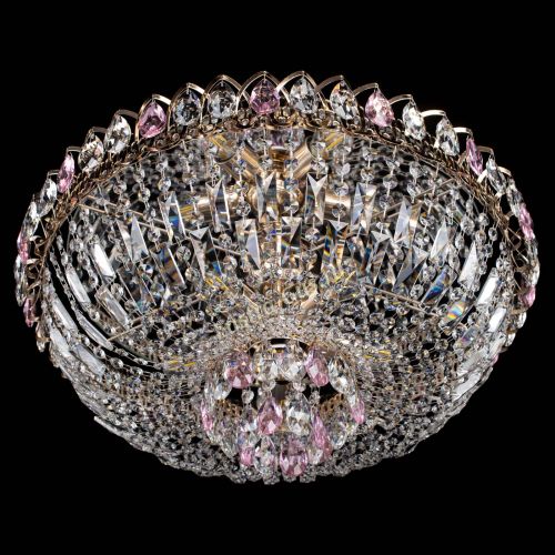 Люстра Астра Бутон №5 розовая в Ижевске Гусь Хрустальный