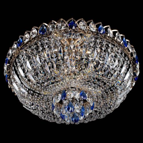 Люстра Астра Бутон №5 синяя в Ижевске Гусь Хрустальный