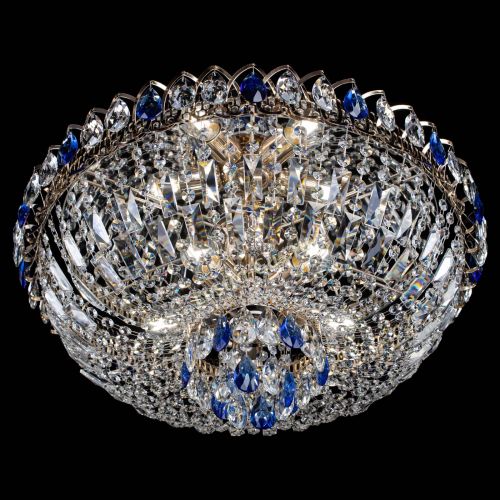 Люстра Астра Бутон №5 синяя в Ижевске Гусь Хрустальный