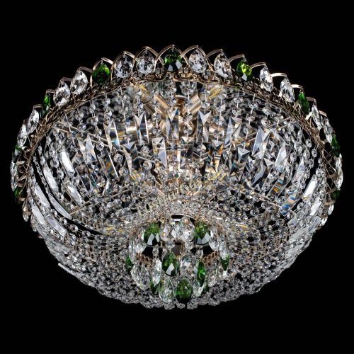 Люстра Астра Бутон №5 зеленая в Ижевске Гусь Хрустальный