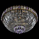 Люстра Астра Бутон №6 под бронзу Фиолетовая в Ижевске