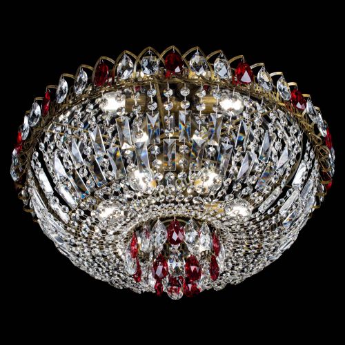 Люстра Астра Бутон №6 под бронзу Красная в Ижевске Гусь Хрустальный