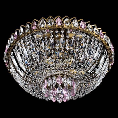 Люстра Астра Бутон №6 под бронзу Розовая в Ижевске Гусь Хрустальный