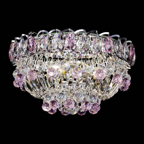 Люстра Астра Шар №3 Розовая в Ижевске Гусь Хрустальный