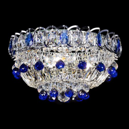 Люстра Астра Шар №3 Синяя в Ижевске Гусь Хрустальный