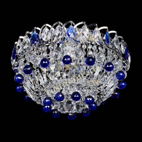 Люстра Астра Шар №3 Синяя в Ижевске Гусь Хрустальный