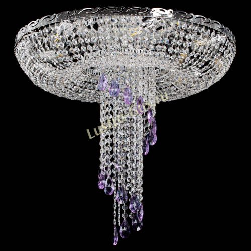 Люстра Диана №1 фиолетовая в Ижевске Гусь Хрустальный