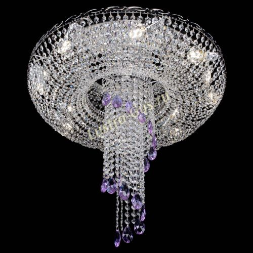 Люстра Диана №1 фиолетовая в Ижевске Гусь Хрустальный