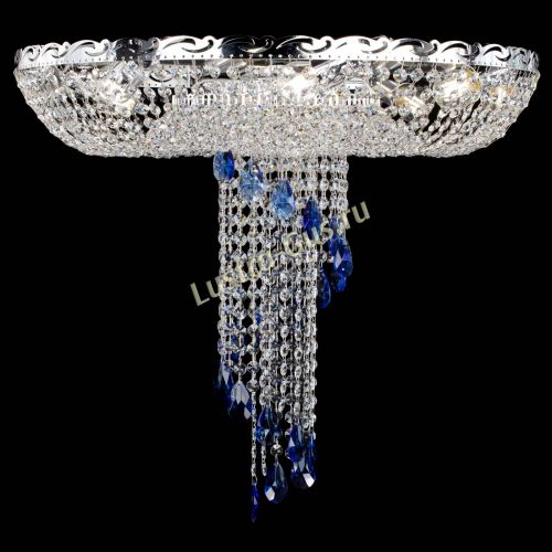 Люстра Диана №1 синяя в Ижевске Гусь Хрустальный