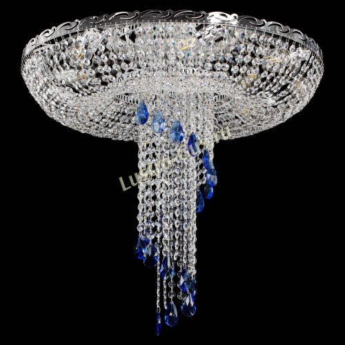 Люстра Диана №1 синяя в Ижевске Гусь Хрустальный