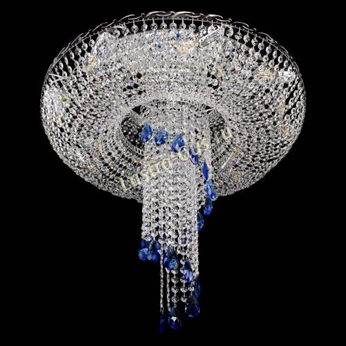Люстра Диана №1 синяя в Ижевске Гусь Хрустальный