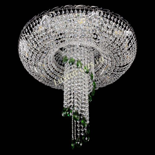 Люстра Диана №1 зеленая в Ижевске Гусь Хрустальный