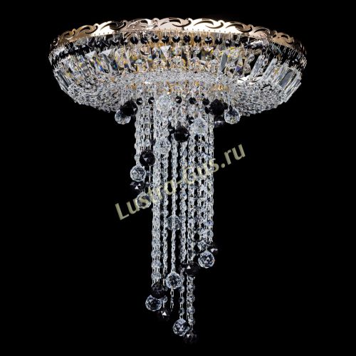 Люстра Диана №6 Шар 30 черная в Ижевске Гусь Хрустальный