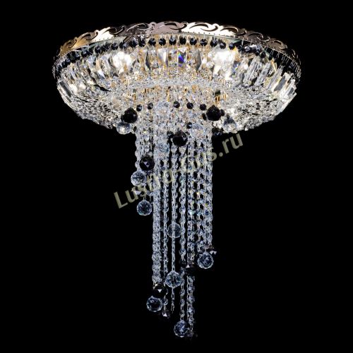 Люстра Диана №6 Шар 30 черная в Ижевске Гусь Хрустальный