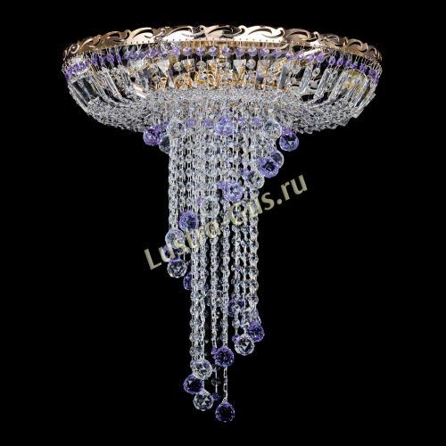 Люстра Диана №6 Шар 30 фиолетовая в Ижевске Гусь Хрустальный