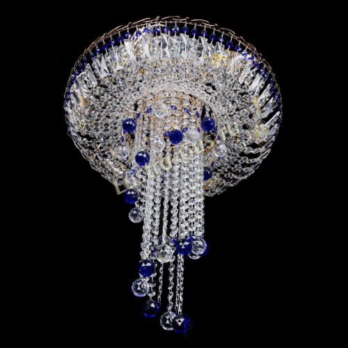 Люстра Диана №6 Шар 30 синяя в Ижевске Гусь Хрустальный