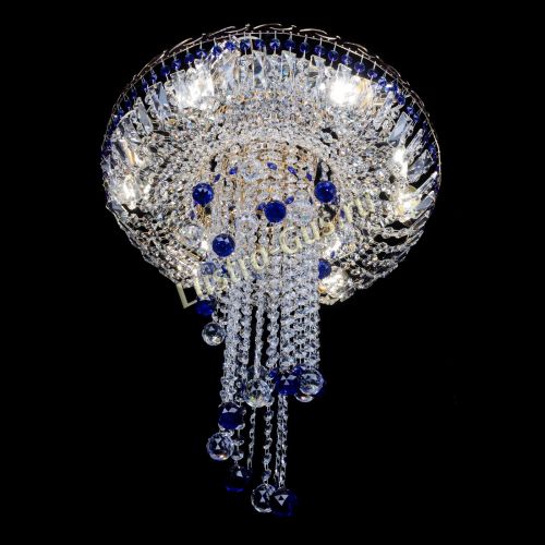 Люстра Диана №6 Шар 30 синяя в Ижевске Гусь Хрустальный