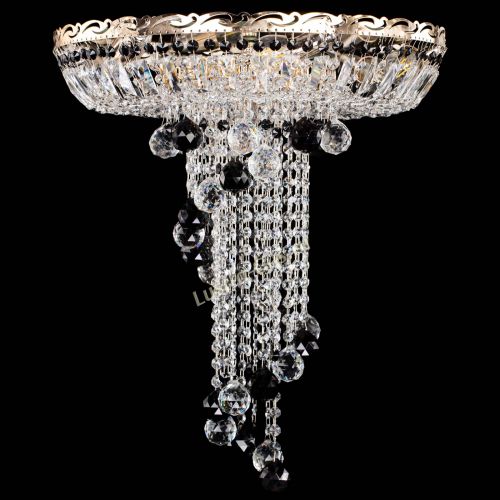 Люстра Диана №6 Шар 40 черная в Ижевске Гусь Хрустальный