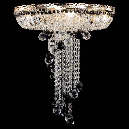 Люстра Диана №6 Шар 40 черная в Ижевске Гусь Хрустальный