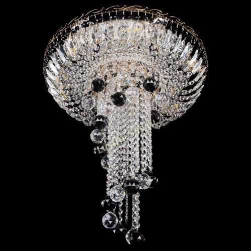 Люстра Диана №6 Шар 40 черная в Ижевске Гусь Хрустальный