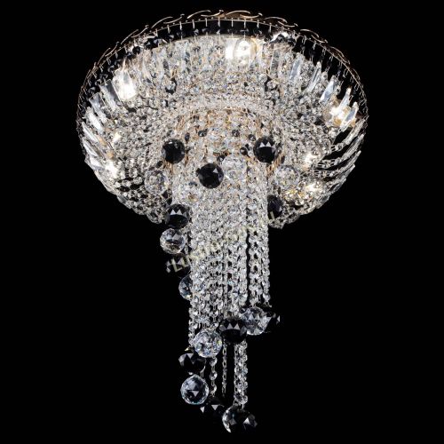 Люстра Диана №6 Шар 40 черная в Ижевске Гусь Хрустальный