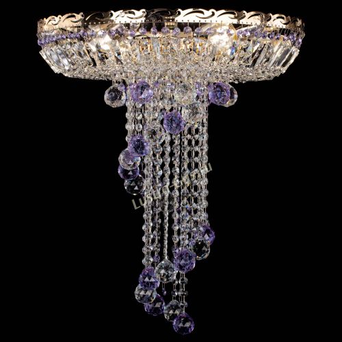 Люстра Диана №6 Шар 40 фиолетовая в Ижевске Гусь Хрустальный