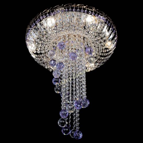 Люстра Диана №6 Шар 40 фиолетовая в Ижевске Гусь Хрустальный