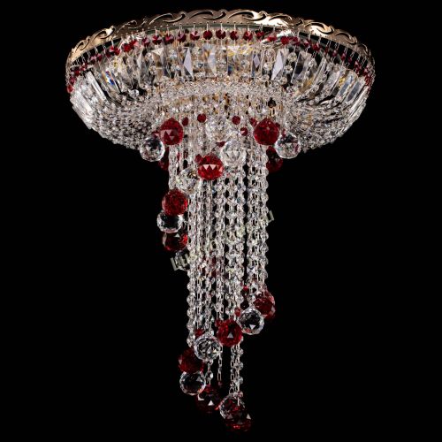 Люстра Диана №6 Шар 40 красная в Ижевске Гусь Хрустальный