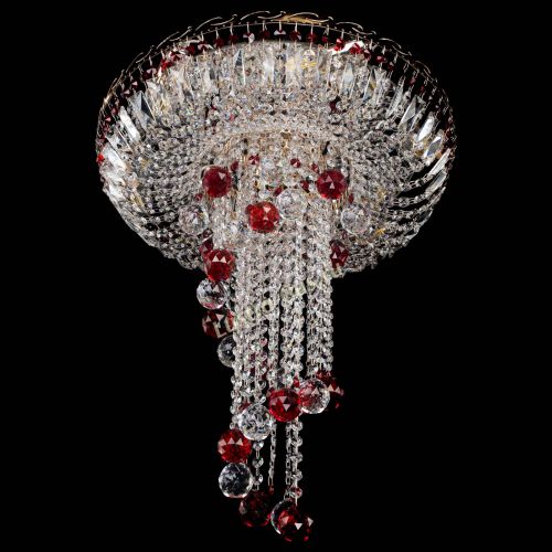 Люстра Диана №6 Шар 40 красная в Ижевске Гусь Хрустальный