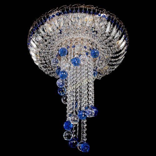 Люстра Диана №6 Шар 40 синяя в Ижевске Гусь Хрустальный