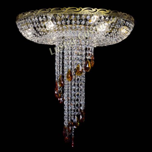 Люстра Диана №6 журавлик чайная под бронзу  в Ижевске Гусь Хрустальный