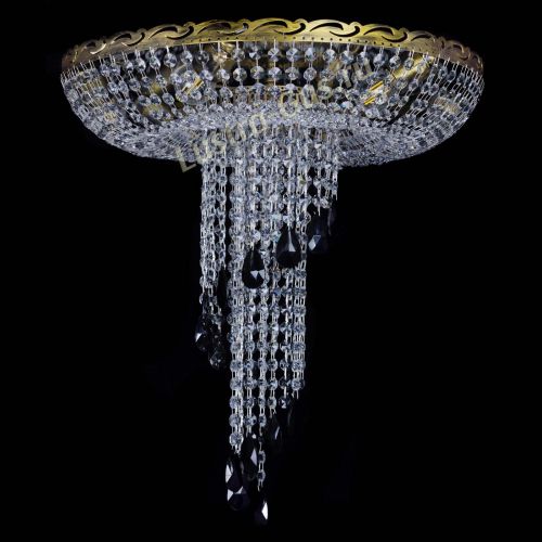 Люстра Диана №6 журавлик черная под бронзу  в Ижевске Гусь Хрустальный