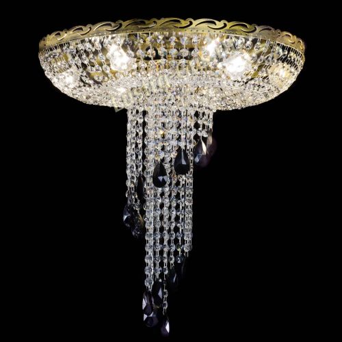 Люстра Диана №6 журавлик черная под бронзу  в Ижевске Гусь Хрустальный