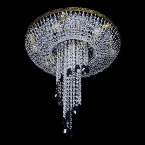 Люстра Диана №6 журавлик черная под бронзу  в Ижевске Гусь Хрустальный