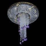 Люстра Диана №6 журавлик фиолетовая под бронзу  в Ижевске