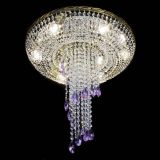 Люстра Диана №6 журавлик фиолетовая под бронзу  в Ижевске