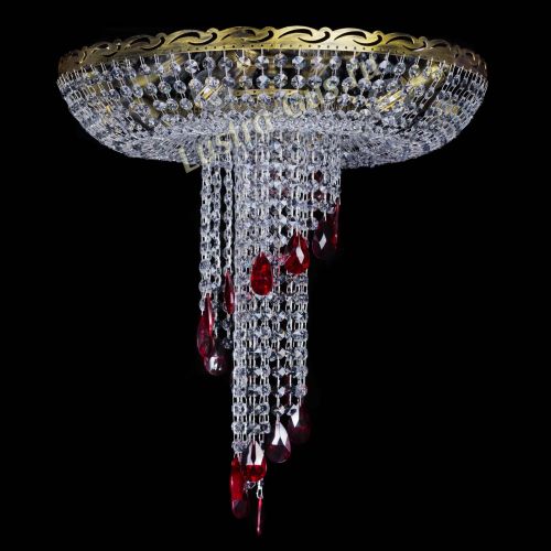 Люстра Диана №6 журавлик красная под бронзу в Ижевске Гусь Хрустальный