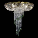 Люстра Диана №6 журавлик зеленая под бронзу  в Ижевске