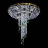 Люстра Диана №6 журавлик зеленая под бронзу  в Ижевске