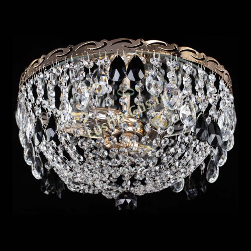 Люстра Диана журавлик черная в Ижевске Гусь Хрустальный