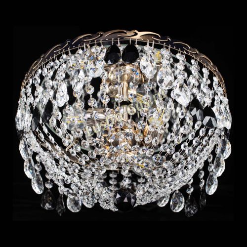 Люстра Диана журавлик черная в Ижевске Гусь Хрустальный