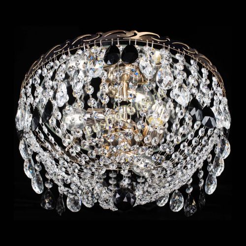 Люстра Диана журавлик черная в Ижевске Гусь Хрустальный