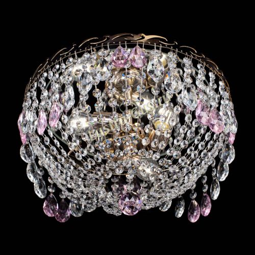 Люстра Диана журавлик розовая в Ижевске Гусь Хрустальный