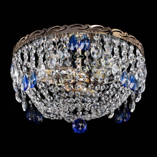 Люстра Диана журавлик синяя в Ижевске Гусь Хрустальный