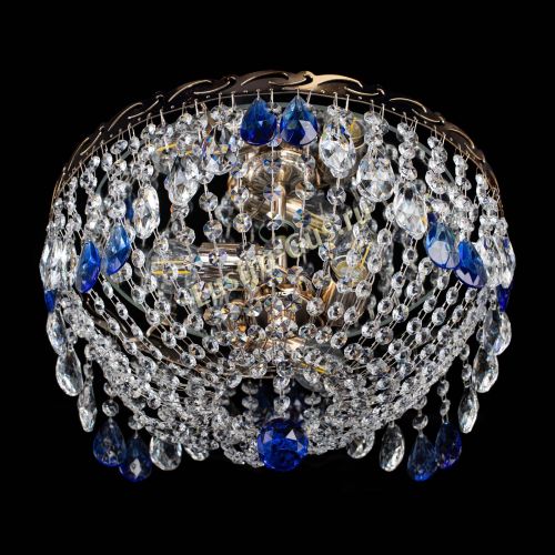 Люстра Диана журавлик синяя в Ижевске Гусь Хрустальный